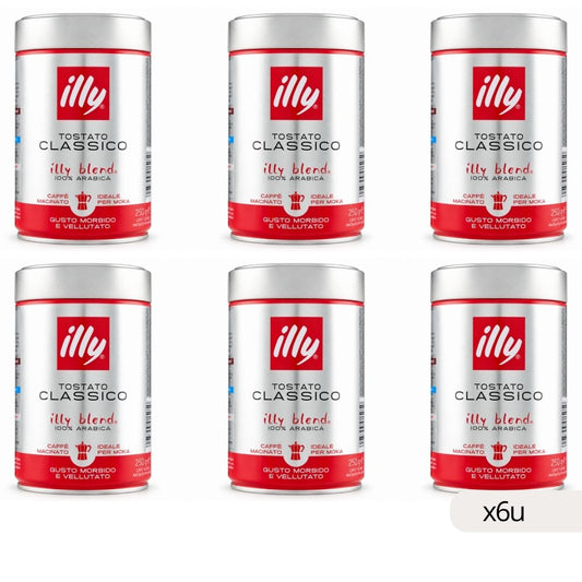 Ground Coffee for Moka Pot Classico 250g Illy