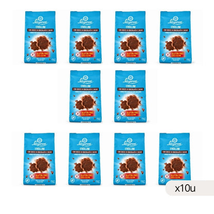 Frollini SANS Gluten aux Pépites de Chocolat et Cacao Lazzaroni 200g
