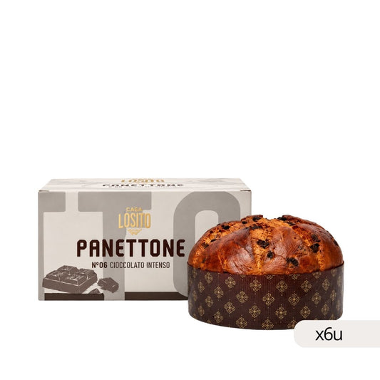 Panettone con Chocolate Negro y Cacao Casa Losito 750g