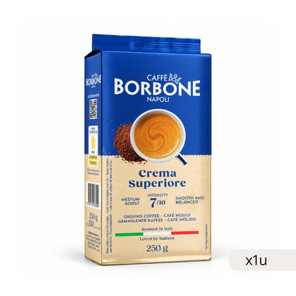 Café Moído Crema Superiore Caffè Borbone 250g