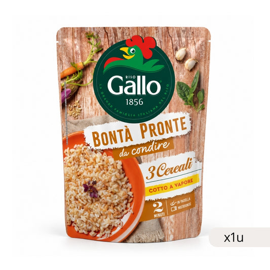 Arroz 3 Cereais Riso Gallo 250g