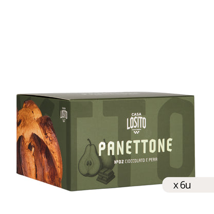 Panettone Cioccolato e Pera Casa Losito 750g