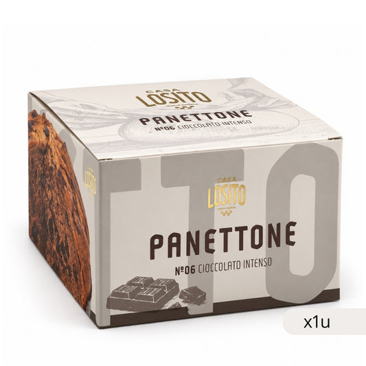 Panettone con Chocolate Negro y Cacao Casa Losito 750g