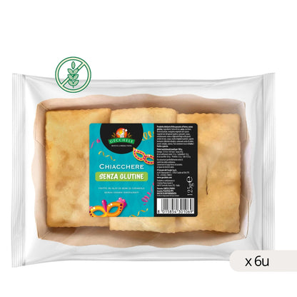 Chiacchiere SIN Gluten y SIN Lactosa 125g