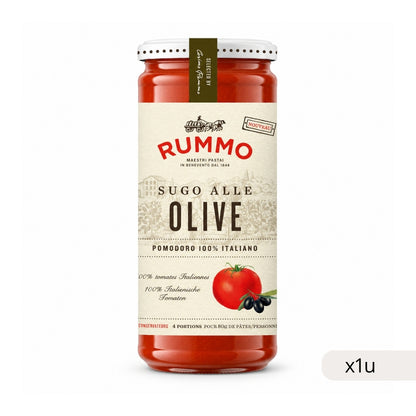 Molho de Tomate com Azeitonas Rummo 340g